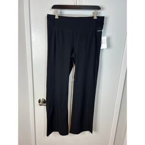 Jockey Sport Women's Urban Slim Bootleg Yoga Pants Black JK7767 NEW ~ Size L